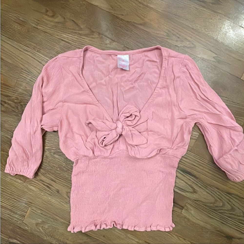 Pink blouse